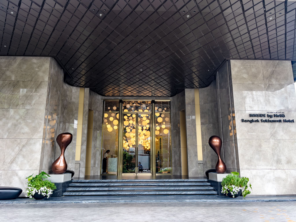 front door innside by Melia Bangkok On Nut Thailand - laugh travel eat