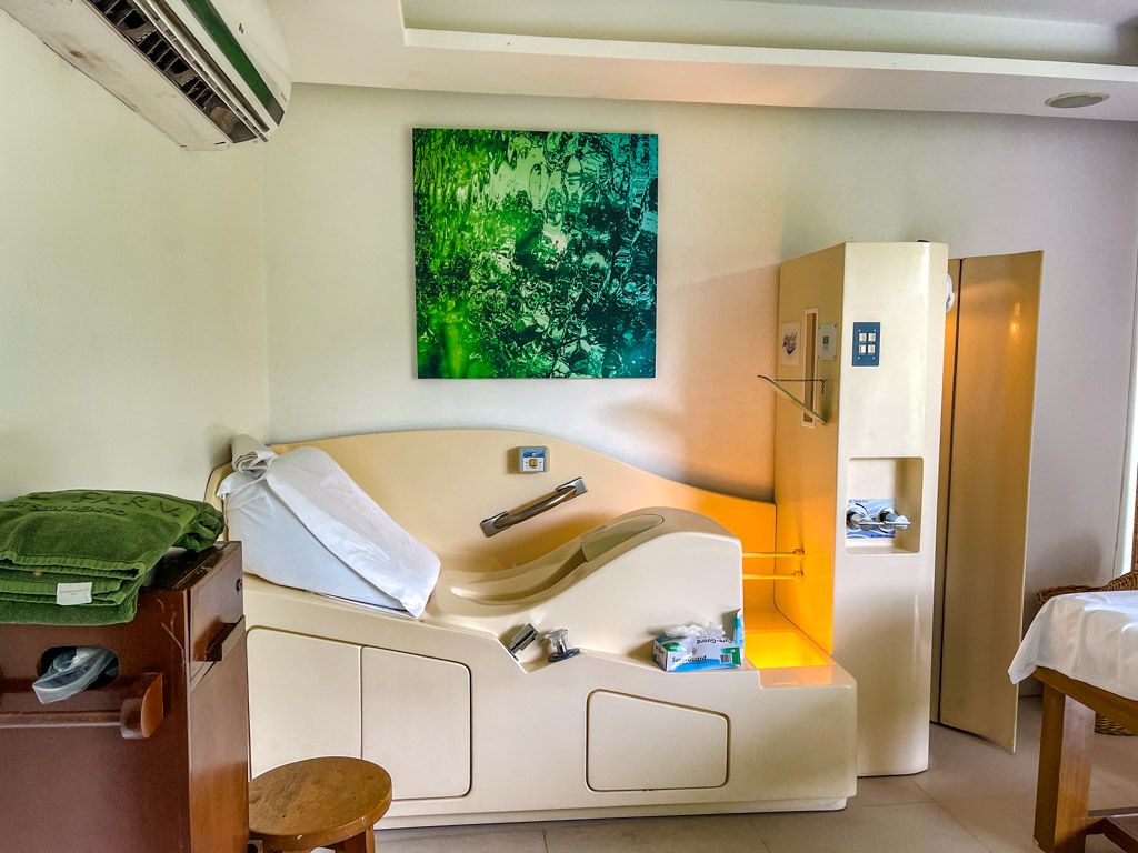 angel of water the Farm at San Benito Philippines - laugh travel eat