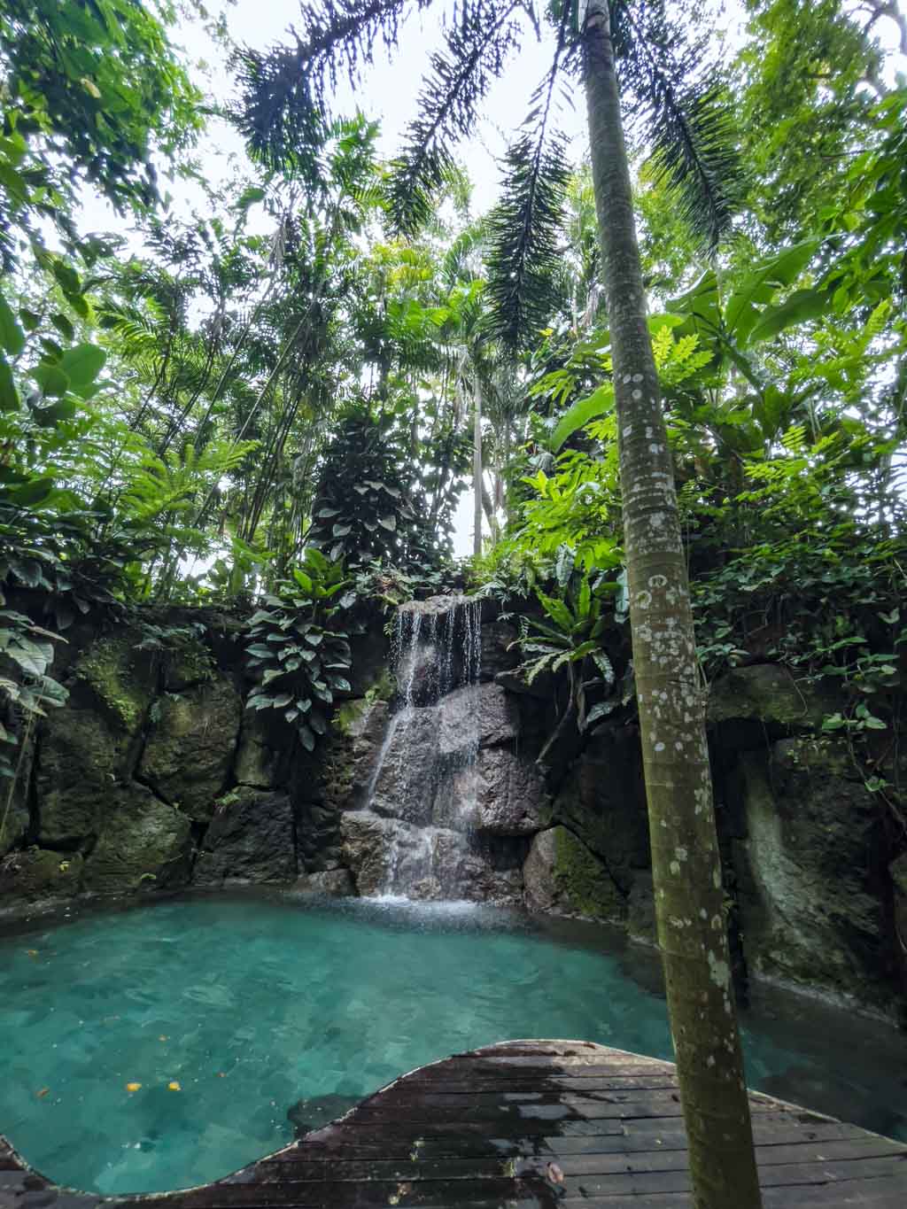 hidden waterfall Secret Garden San Benito Philippines - laugh travel eat