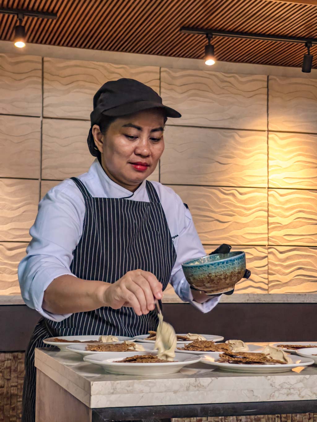 live food prep at ALIVE! Eatery Farm at San Benito Philippines - laugh travel eat