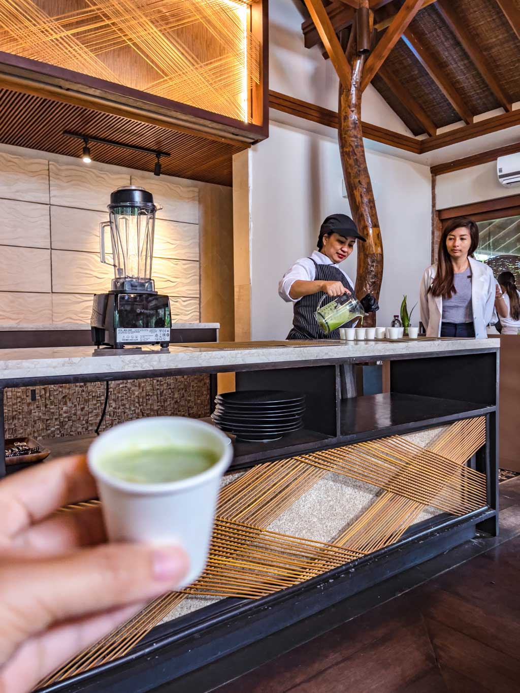 live food prep at ALIVE! Eatery Farm at San Benito Philippines - laugh travel eat