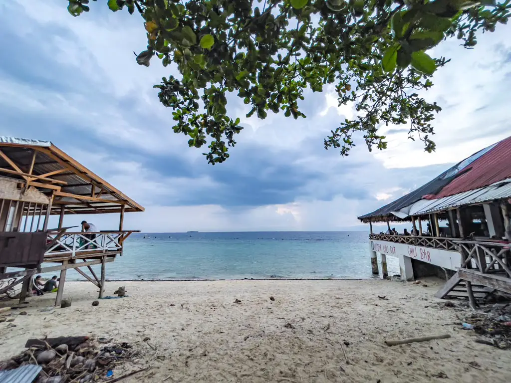 Panagsama beach at moalboal cebu philippines - laugh travel eat