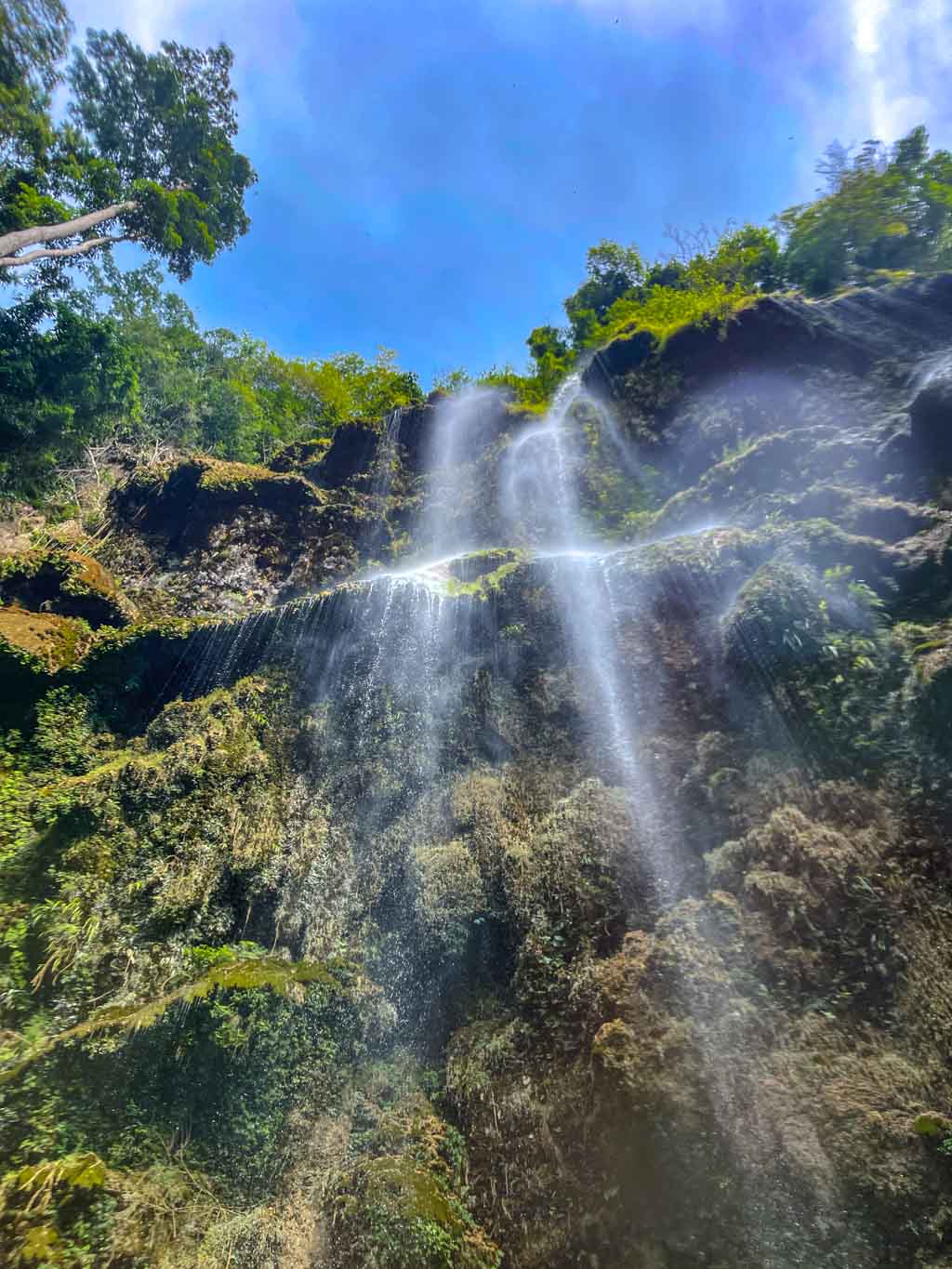 tumalog waterfall Oslob cebu philippines - laugh travel eat