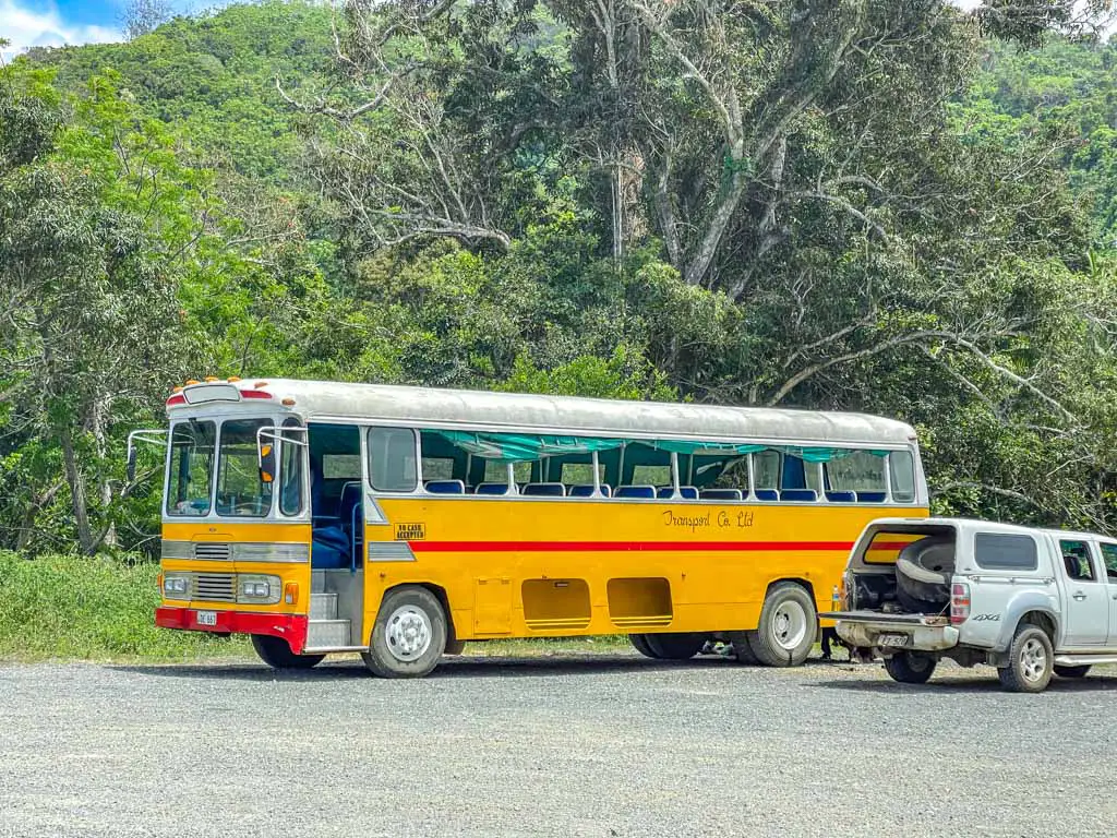 buses in Fiji - laugh travel eat