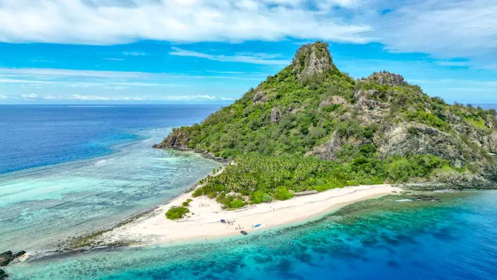 castaway island drone shoot Calendonian Sky Captain Cook Cruise Fiji - laugh travel eat-2