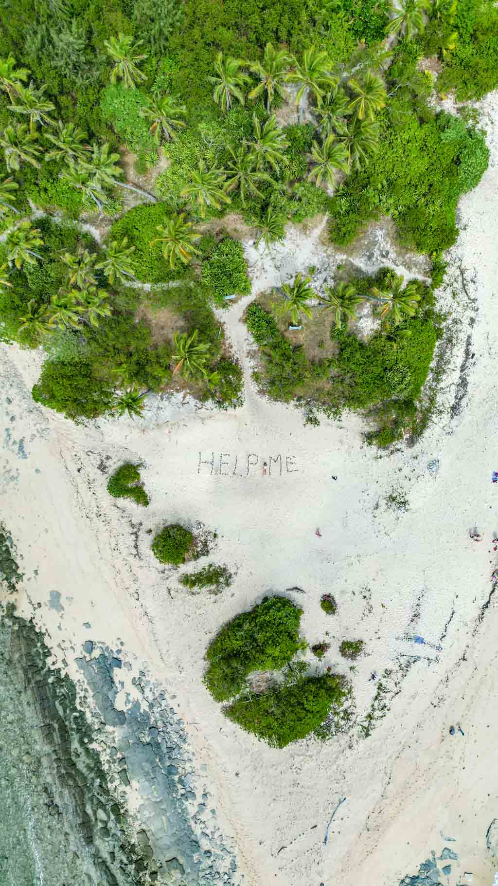 castaway island drone shoot Calendonian Sky Captain Cook Cruise Fiji - laugh travel eat