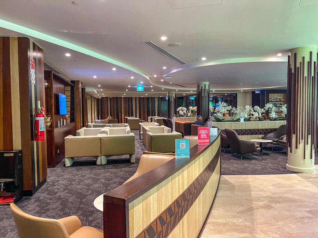 fiji airways lounge at Nadi International Airport Fiji - laugh travel eat