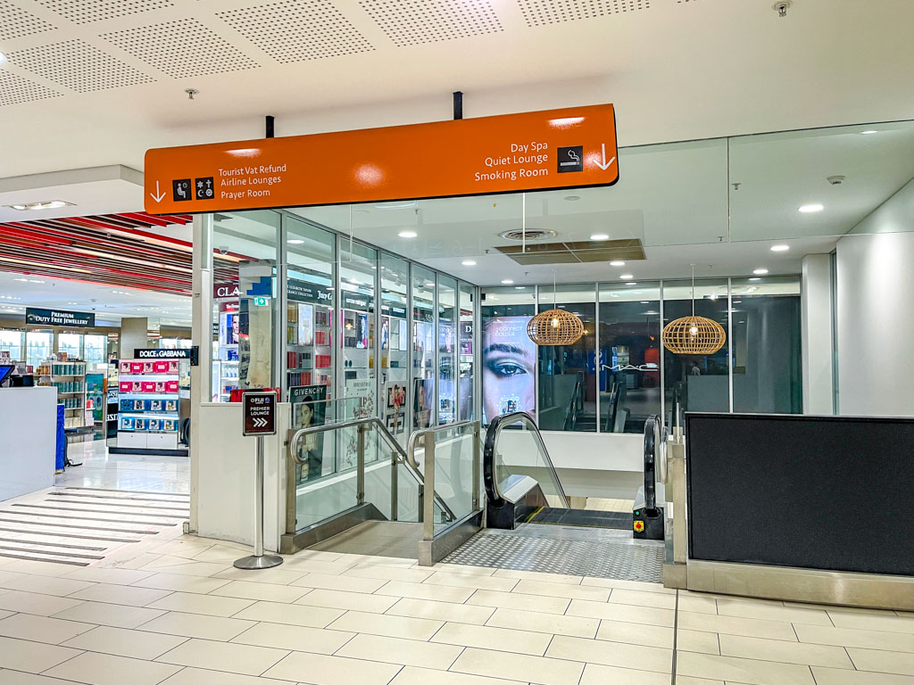 fiji airways lounge at Nadi International Airport Fiji - laugh travel eat