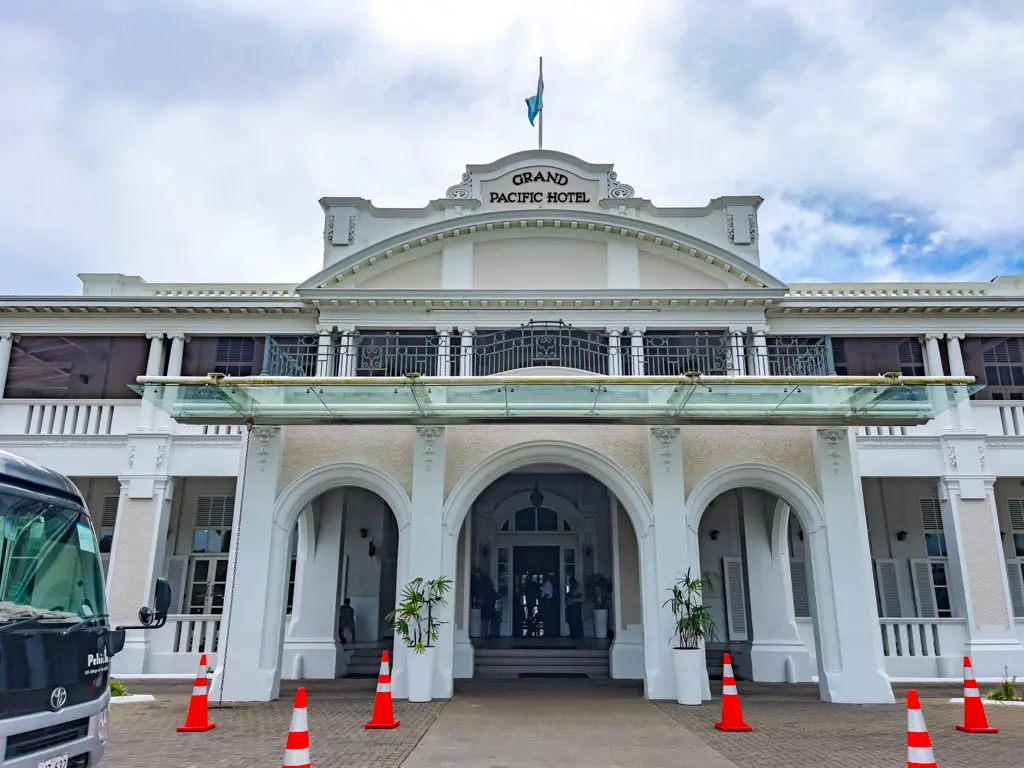 grand pacific hotel Suva Fiji - laugh travel eat