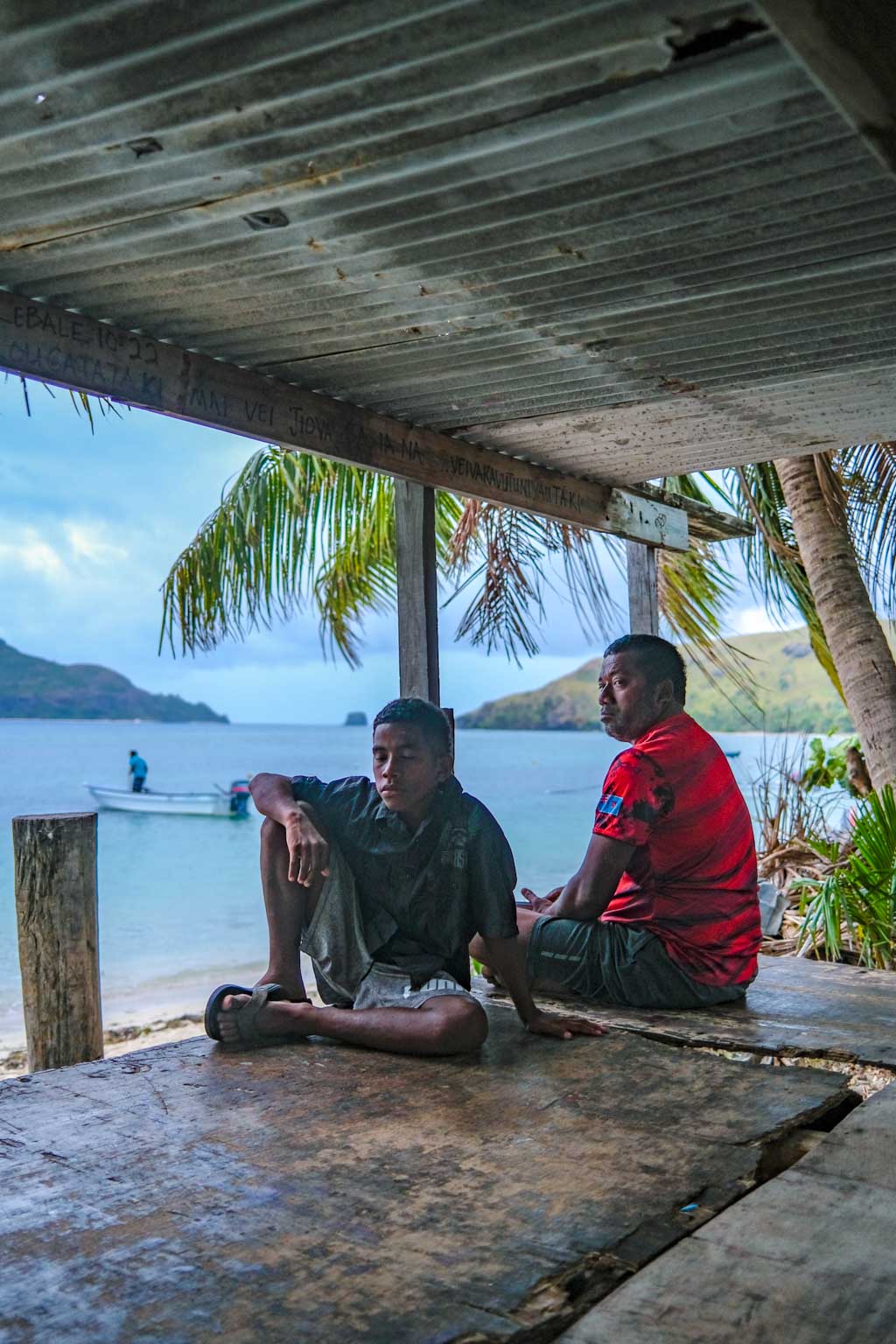 village and church visit Calendonian Sky Captain Cook Cruise Fiji - laugh travel eat