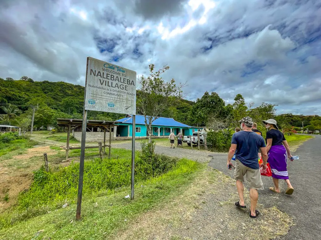 nalebaleba village visit river safari Sigatoka Fiji - laugh travel eat
