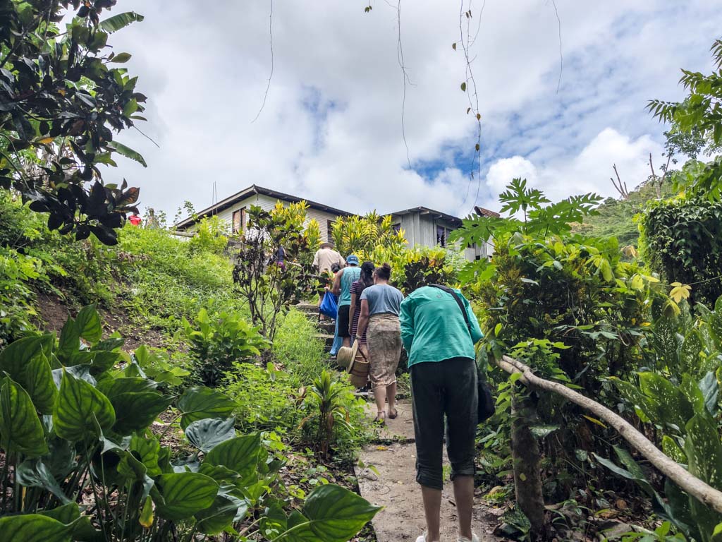 walk up to village river safari Sigatoka Fiji - laugh travel eat