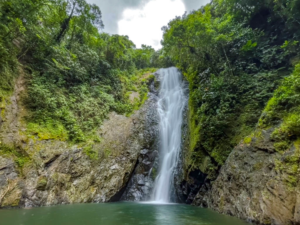waterfall visit river tubing near Suva Fiji - laugh travel eat