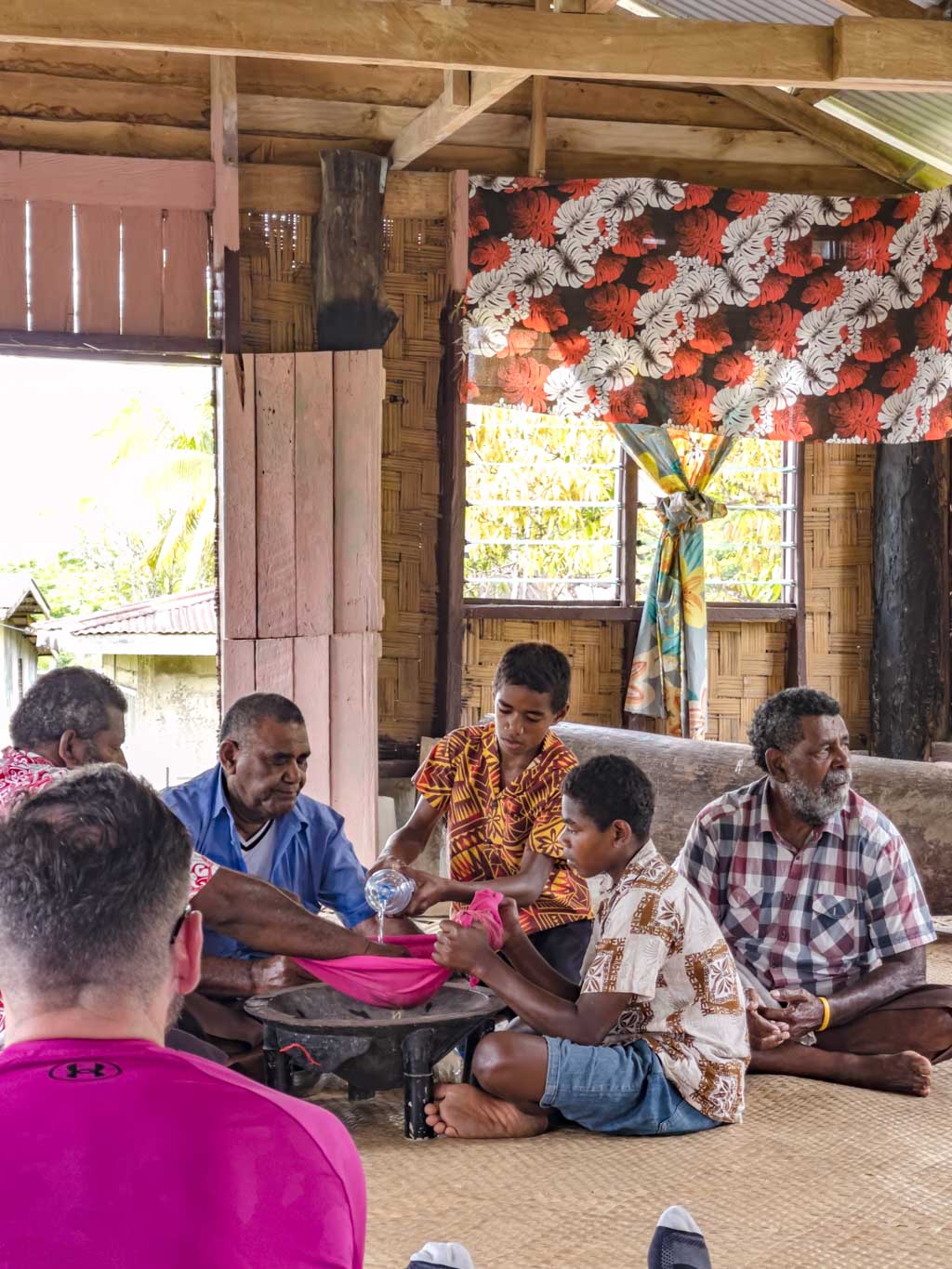 welcome ceremony with kava village visit river safari Sigatoka Fiji - laugh travel eat