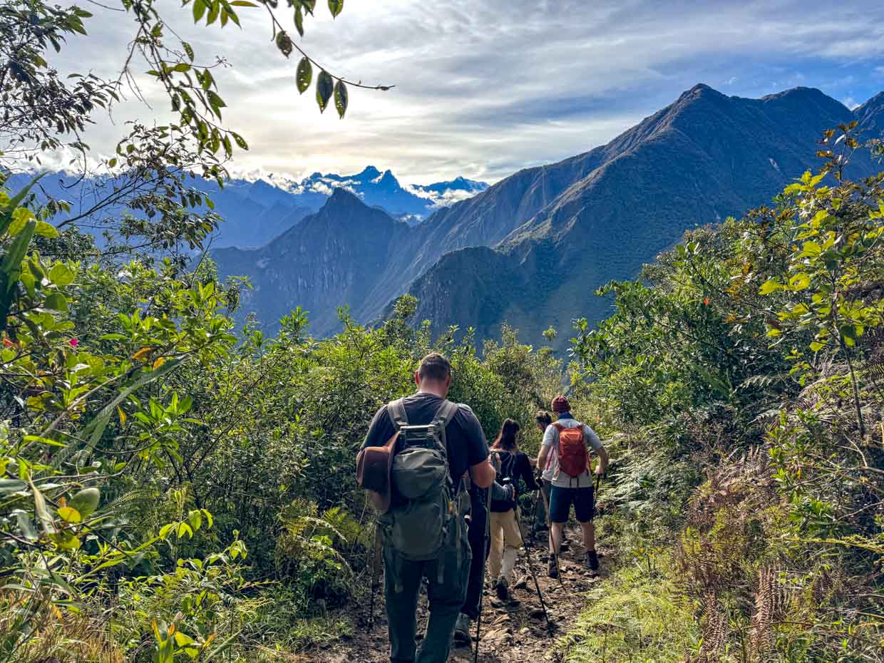 campsite to hydroelectric station day 4 Alpaca Expeditions Salkantay Trek Cusco Peru - laugh travel eat