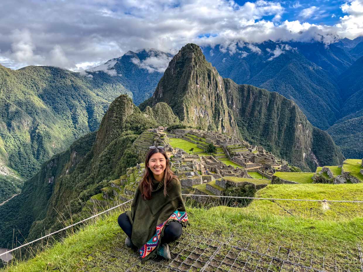 classic view of machu picchu day 5 Alpaca Expeditions Salkantay Trek Cusco Peru - laugh travel eat