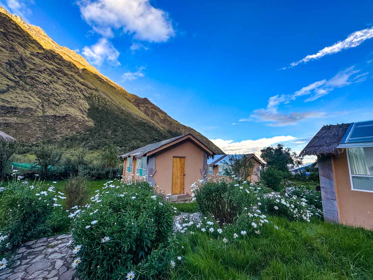 glass cabanas day 0 Alpaca Expeditions Salkantay Trek Cusco Peru - laugh travel eat
