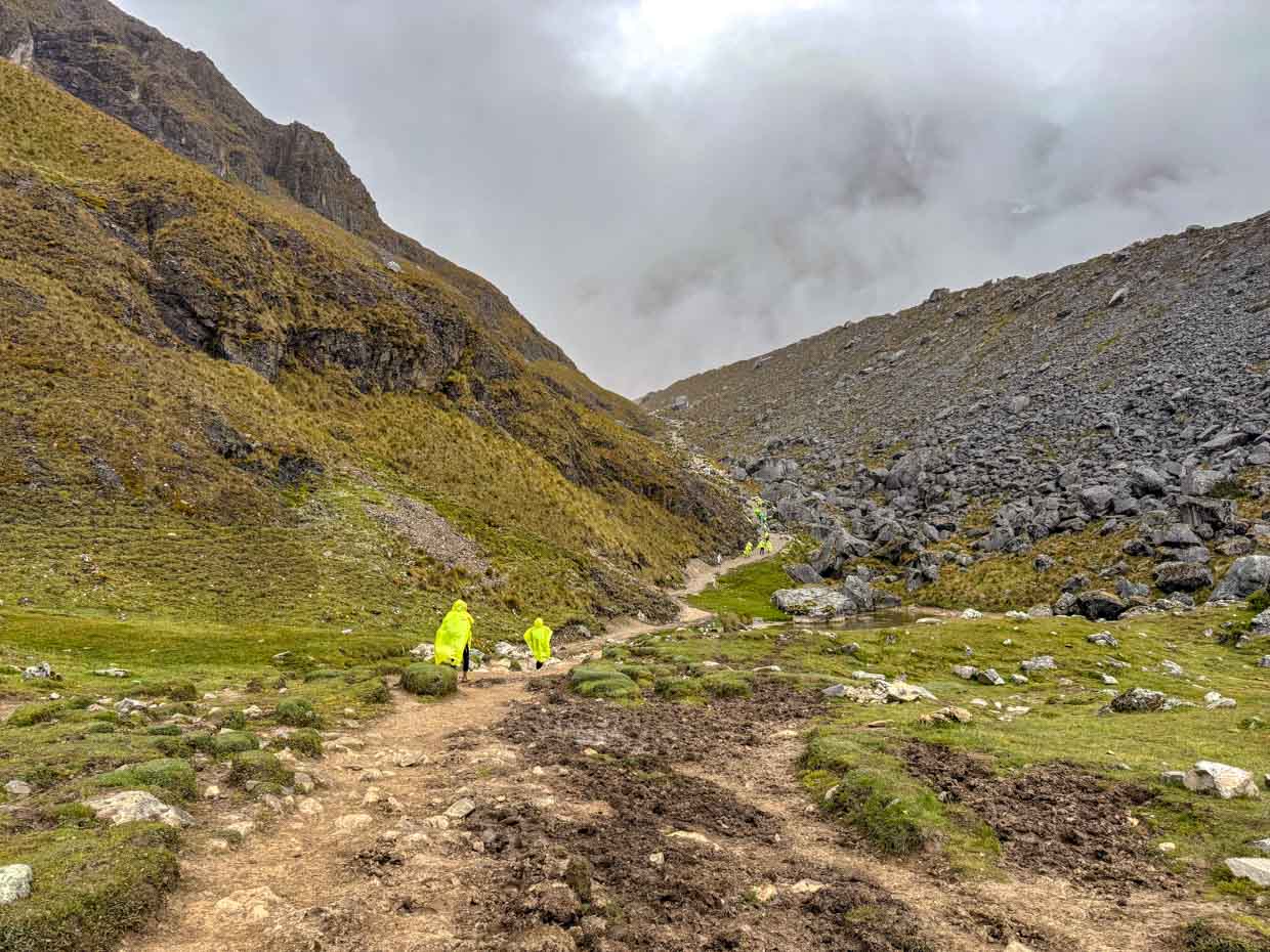 hike to Salkantay Pass day 1 Alpaca Expeditions Salkantay Trek Cusco Peru - laugh travel eat