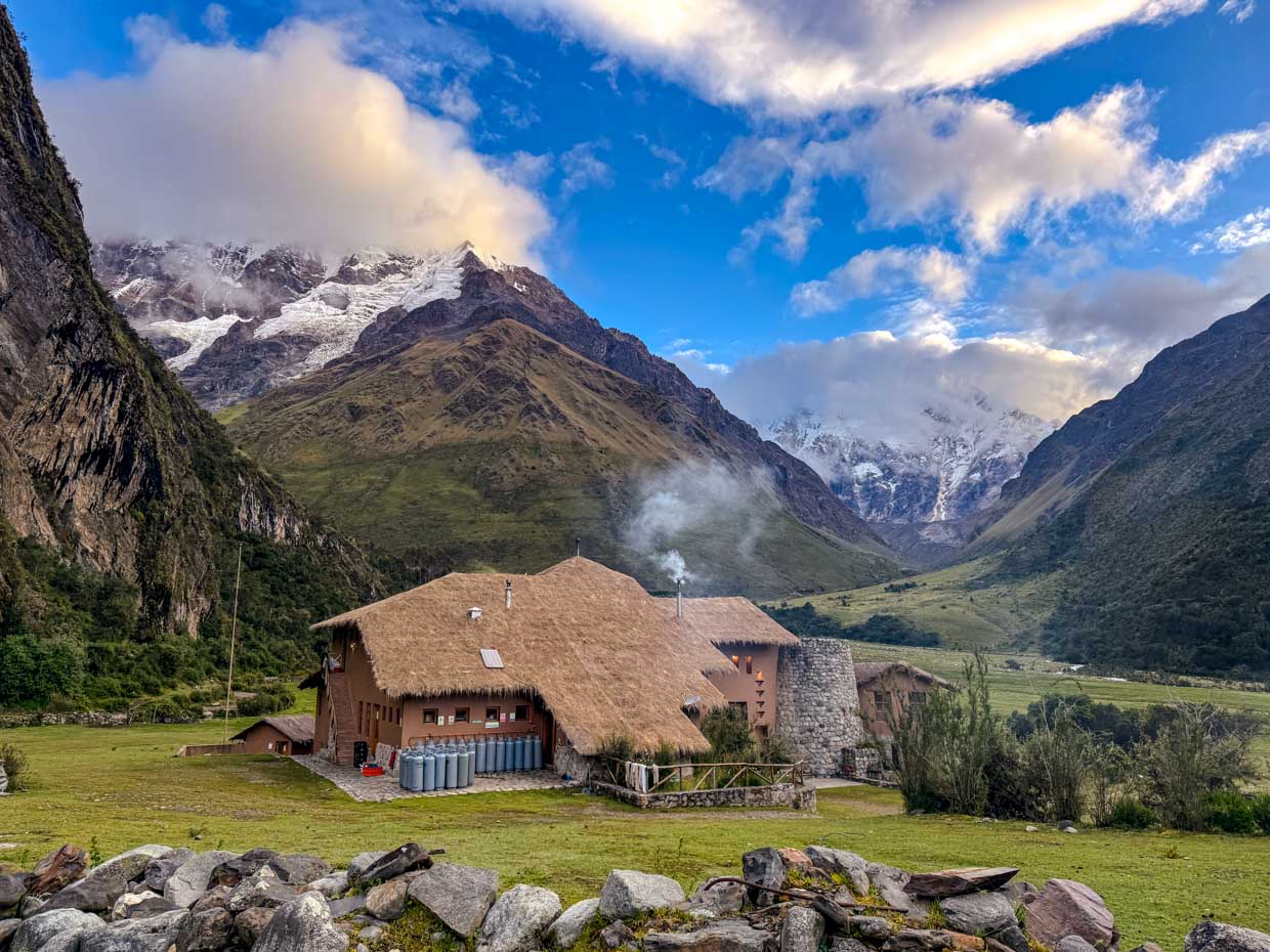 hike to humantay lake trail start day 1 Alpaca Expeditions Salkantay Trek Cusco Peru - laugh travel eat