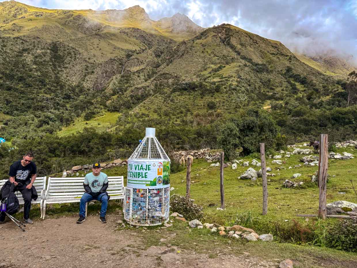 humantay lake trail start day 1 Alpaca Expeditions Salkantay Trek Cusco Peru - laugh travel eat