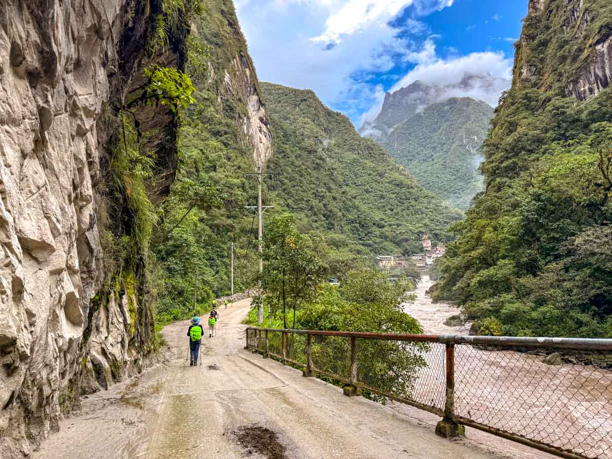 last stretch to Aguas Caliente day 4 Alpaca Expeditions Salkantay Trek Cusco Peru - laugh travel eat