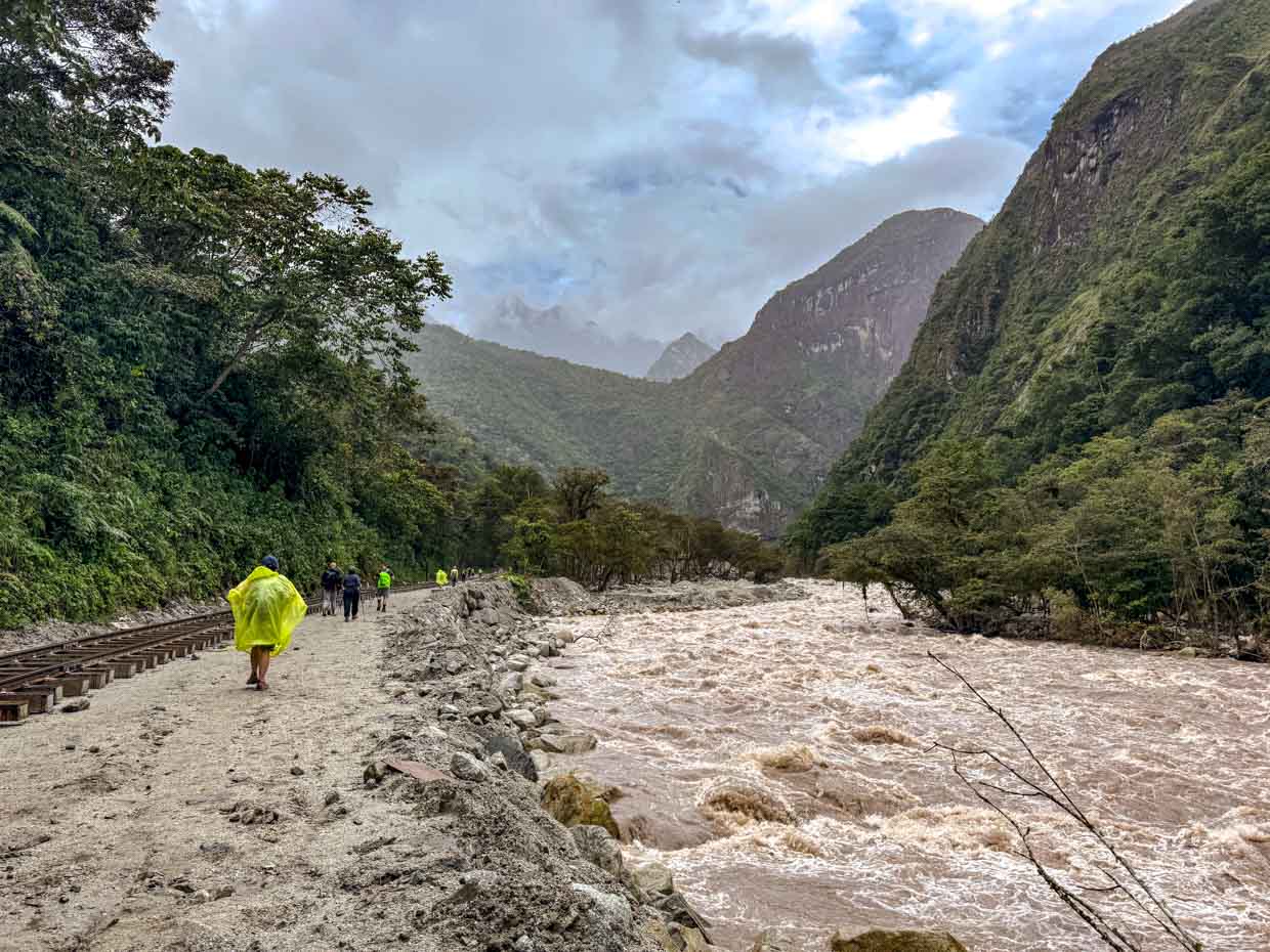 lunch spot to Aguas Caliente day 4 Alpaca Expeditions Salkantay Trek Cusco Peru - laugh travel eat