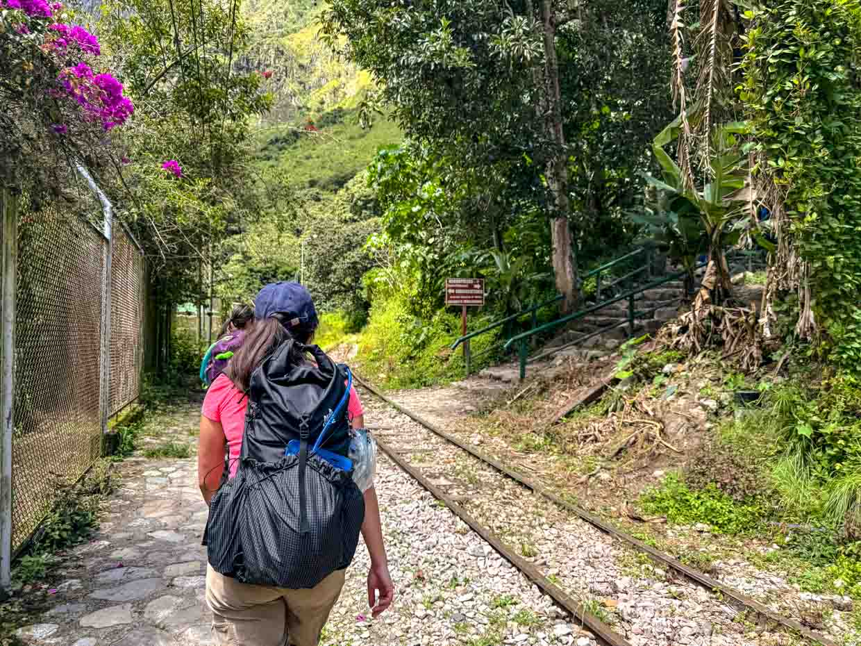 lunch spot to Aguas Caliente day 4 Alpaca Expeditions Salkantay Trek Cusco Peru - laugh travel eat