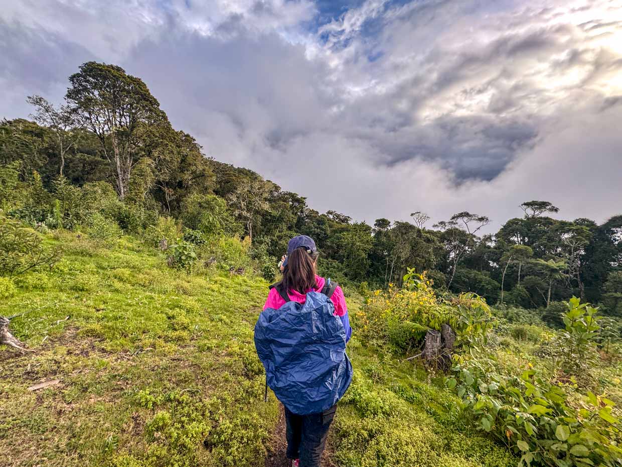 machu picchu viewpoint to Llactapata Inca Ruins inca trail day 3 Alpaca Expeditions Salkantay Trek Cusco Peru - laugh travel eat