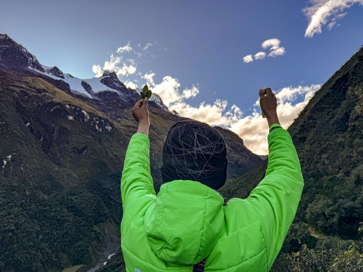 offerings for pranchamama day 2 Alpaca Expeditions Salkantay Trek Cusco Peru - laugh travel eat
