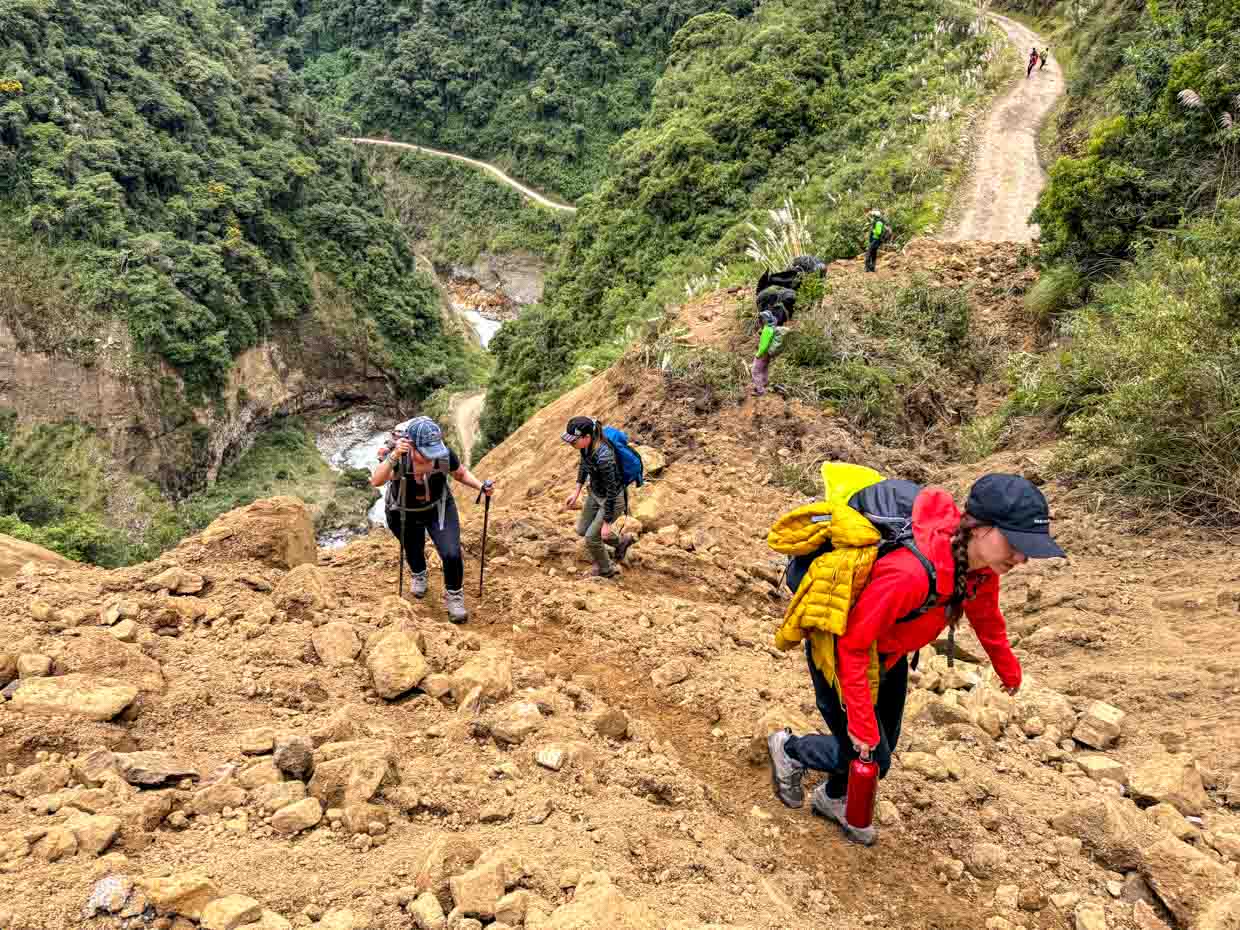 post lunch hike to pavillion rest stop day 2 Alpaca Expeditions Salkantay Trek Cusco Peru - laugh travel eat