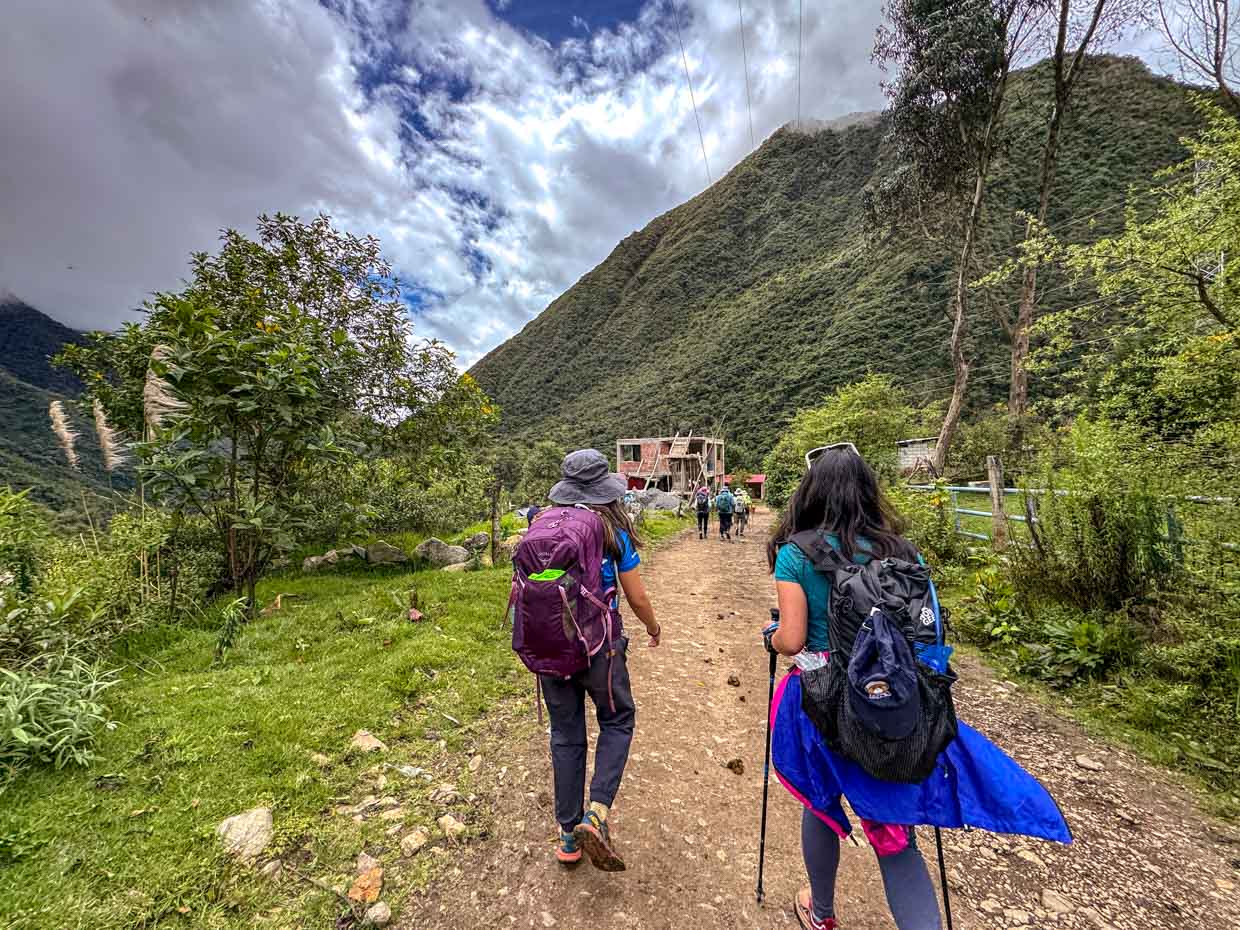 post lunch hike to pavillion rest stop day 2 Alpaca Expeditions Salkantay Trek Cusco Peru - laugh travel eat