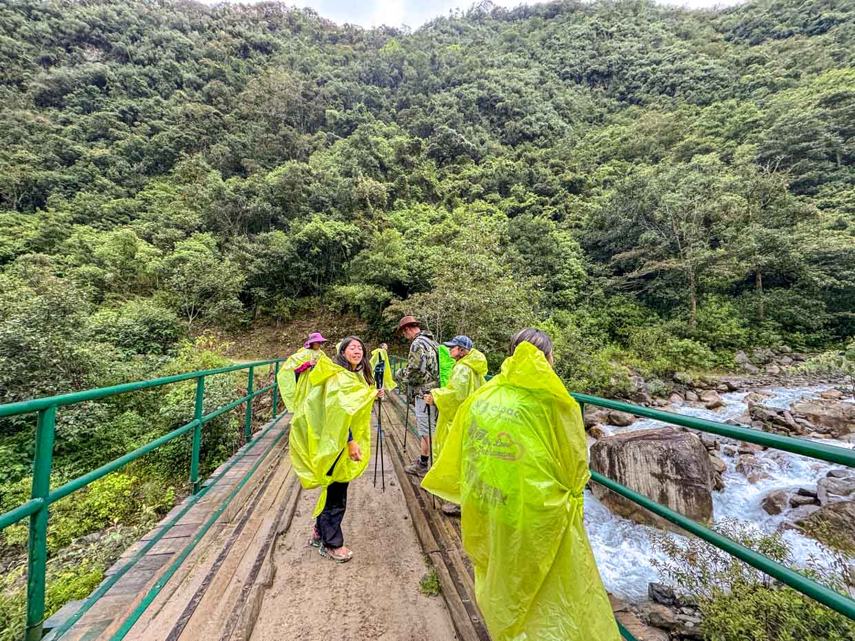 start of day hike day 3 Alpaca Expeditions Salkantay Trek Cusco Peru - laugh travel eat