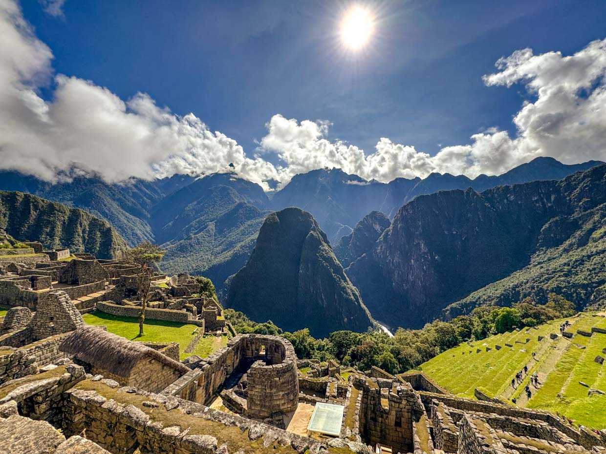 sun temple machu picchu day 5 Alpaca Expeditions Salkantay Trek Cusco Peru - laugh travel eat