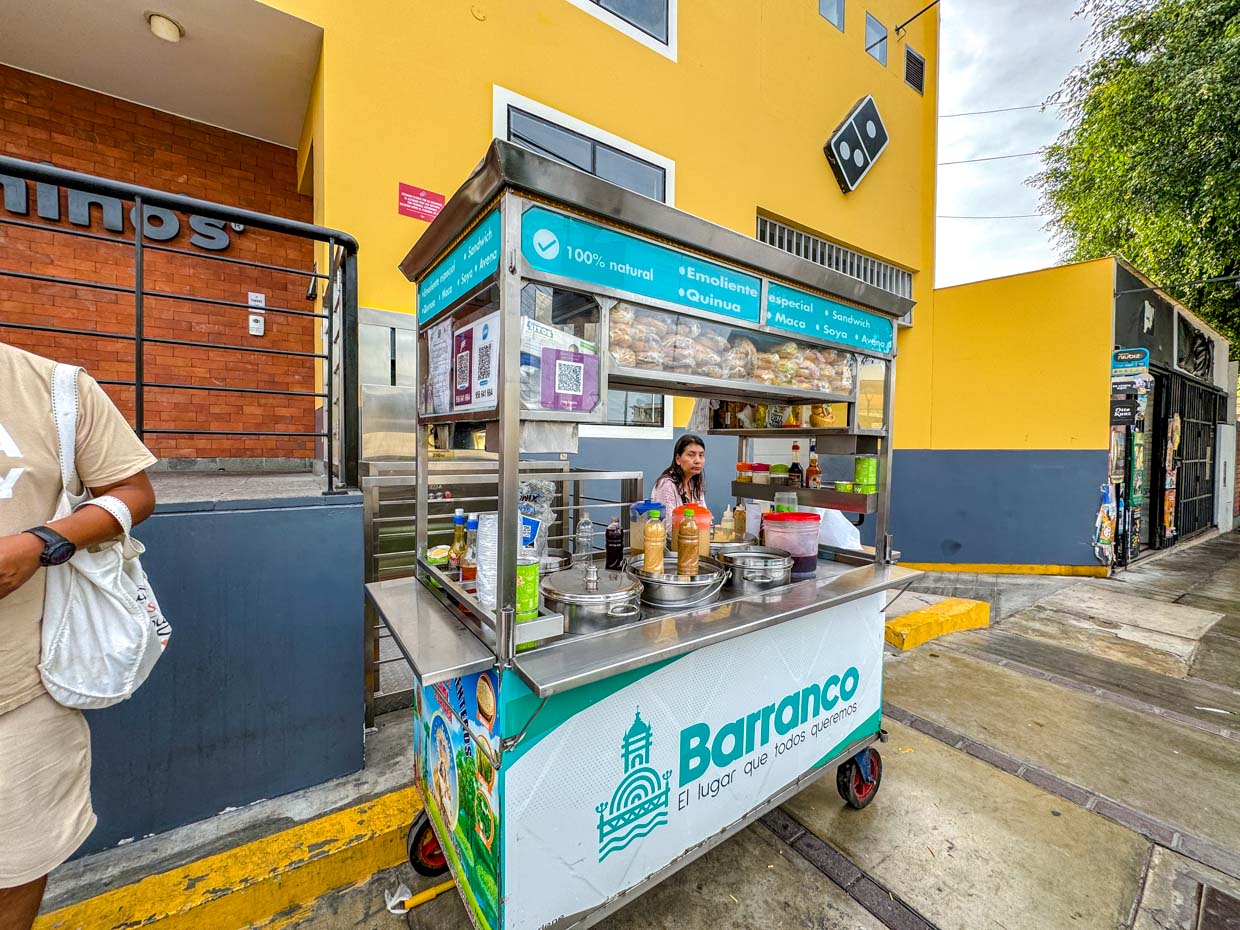 Maca + Quinoa drink Lima Tasty Tours Barranco Lima Peru - laugh travel eat