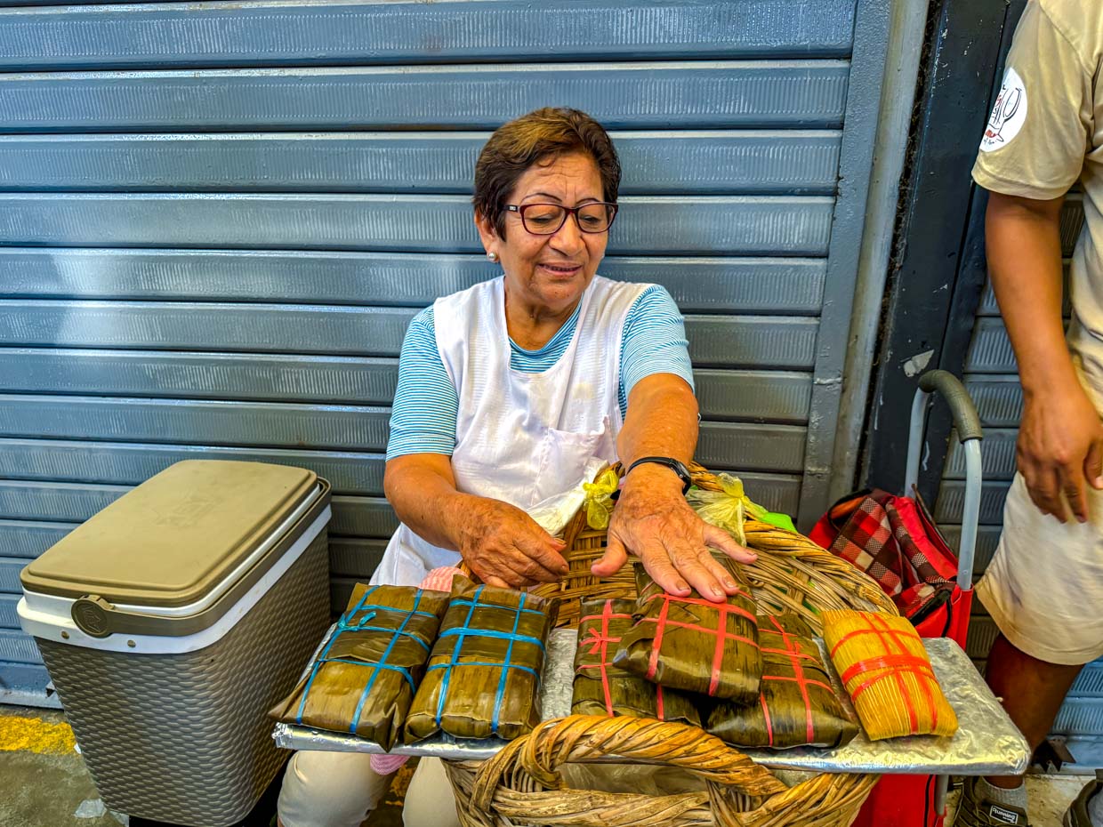 tamale Lima Tasty Tours Barranco Lima Peru - laugh travel eat