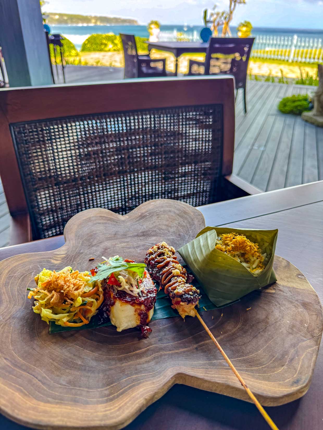 bali set breakfast Segaran Restaurant Jumeirah Bali Indonesia - laugh travel eat