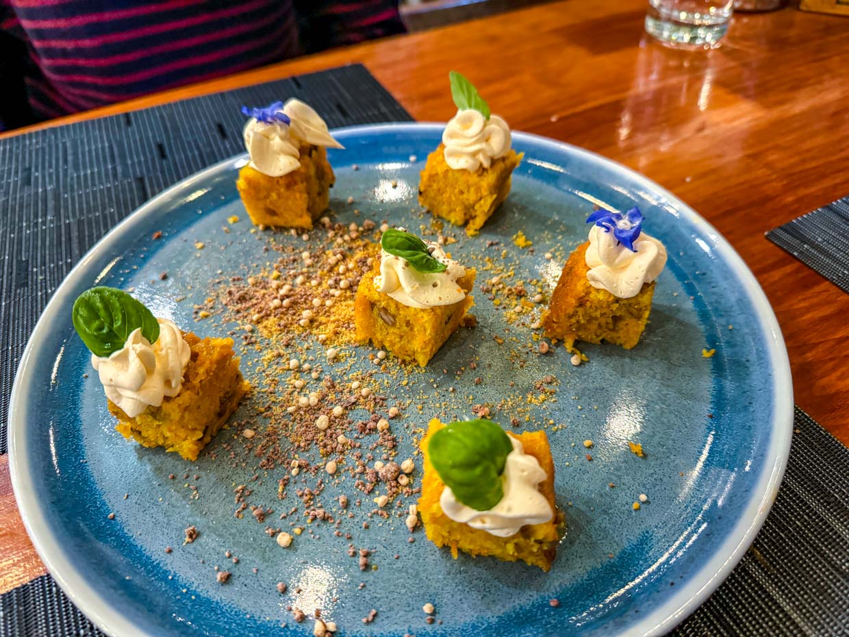 carrot cake Organika restaurant Cusco Peru - laugh travel eat