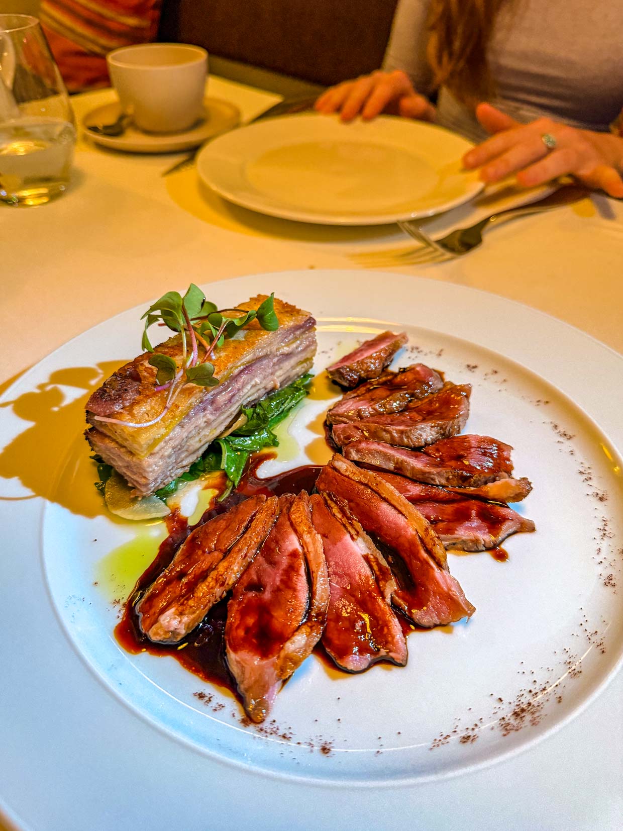 duck Cicciolina Restaurant Cusco Peru - laugh travel eat