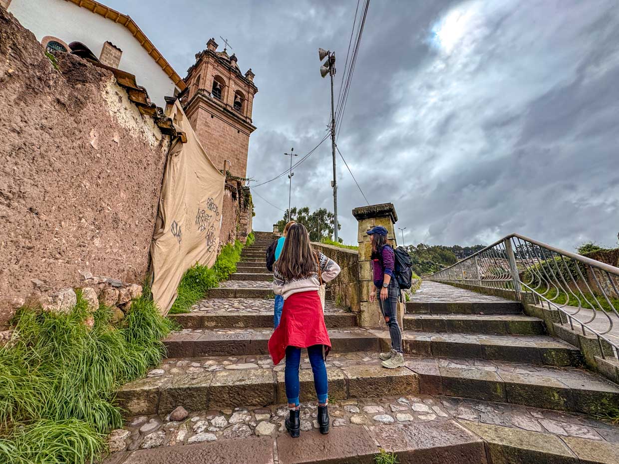 hike up to Sacsayhuaman Cusco Peru - laugh travel eat