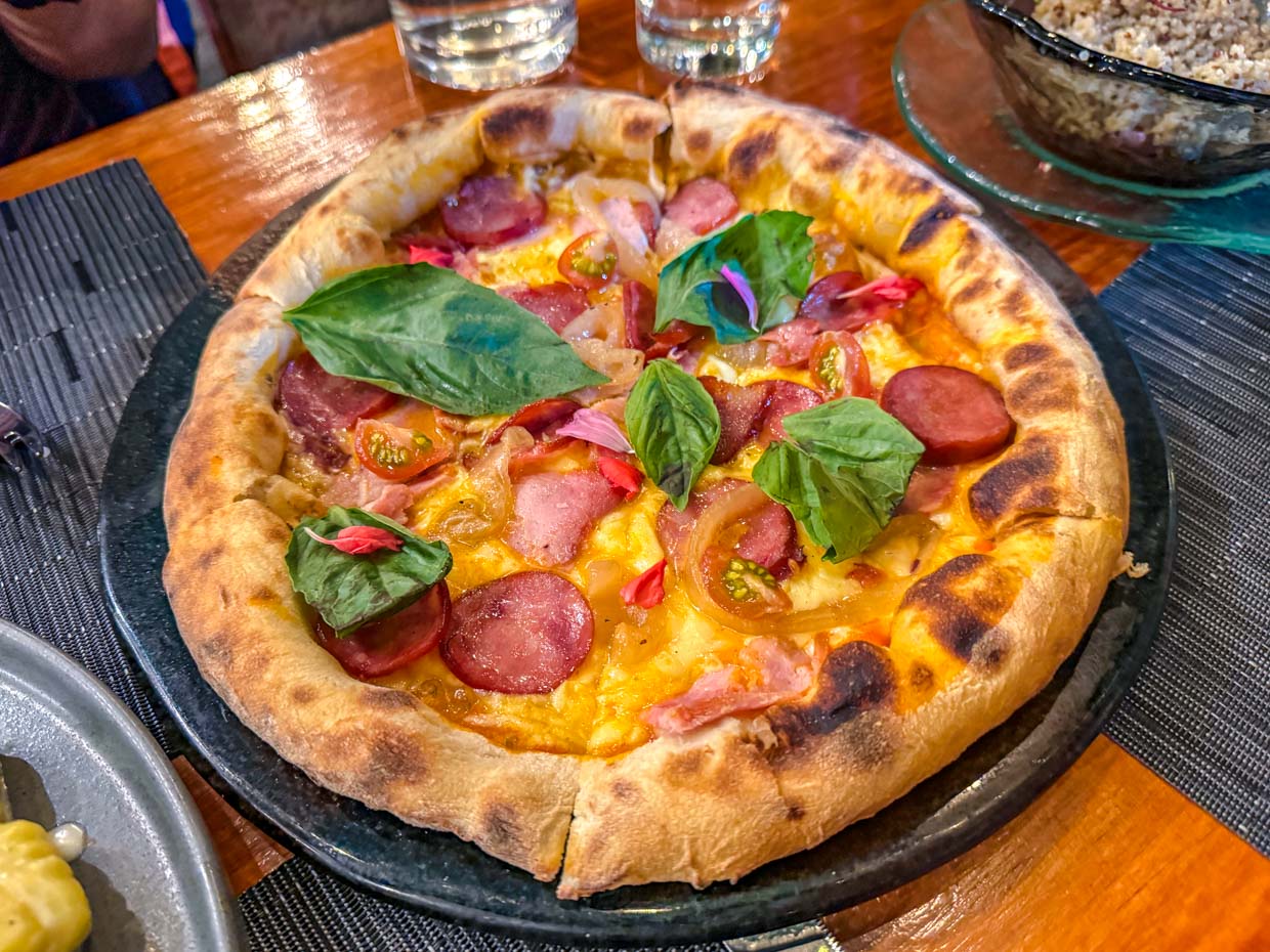 pizza Organika restaurant Cusco Peru - laugh travel eat