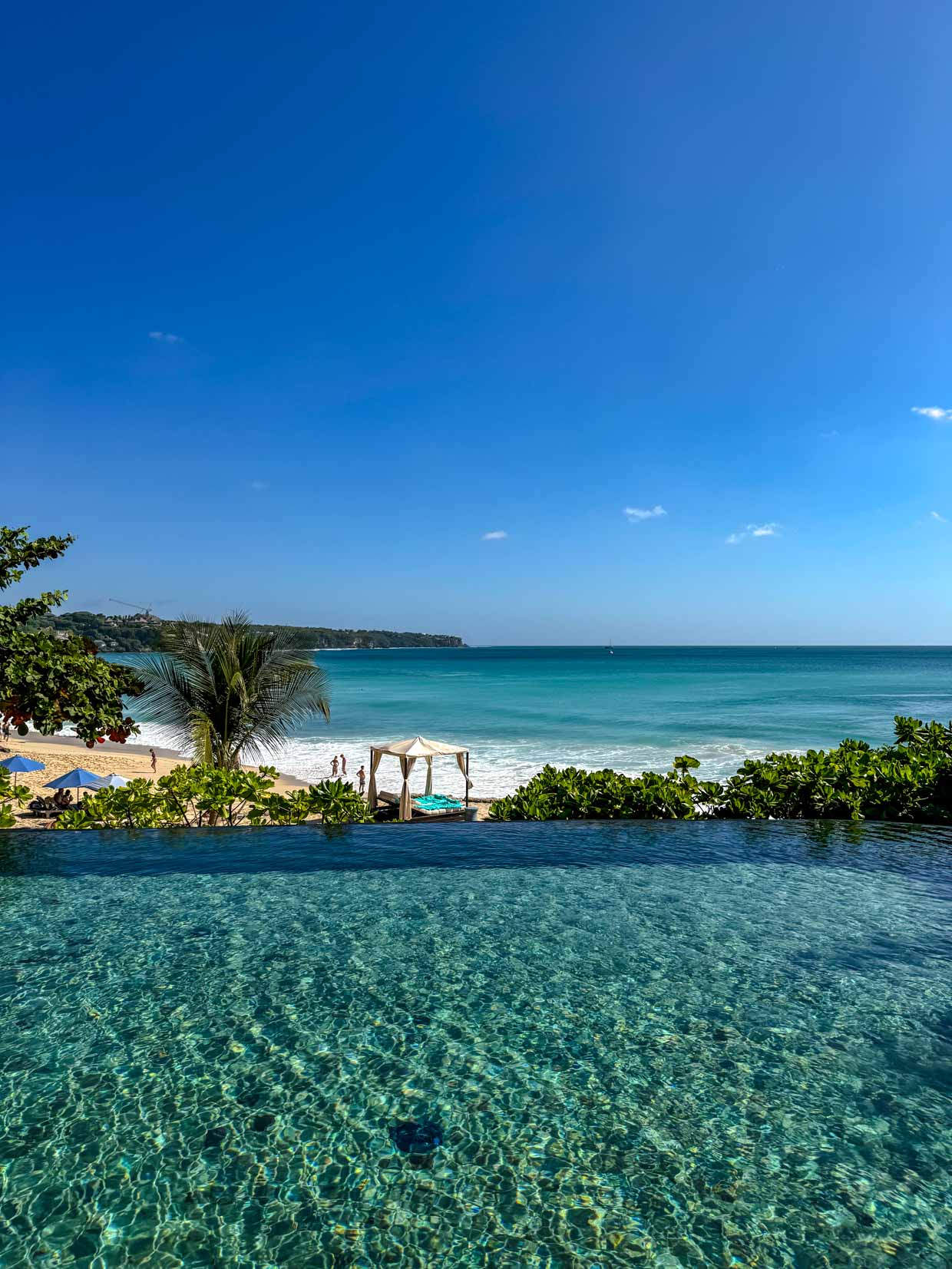 swimming pool Jumeirah Bali Indonesia - laugh travel eat