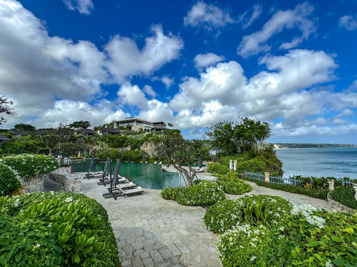 swimming pool Jumeirah Bali Indonesia - laugh travel eat