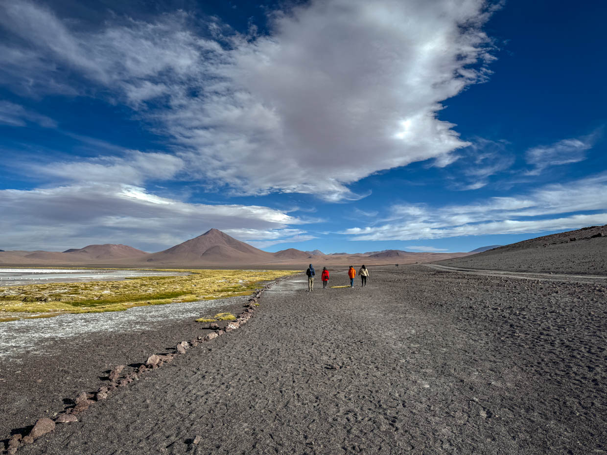 Colorado Lagoon day 2 of Uyuni tour Bolivia - laugh travel eat
