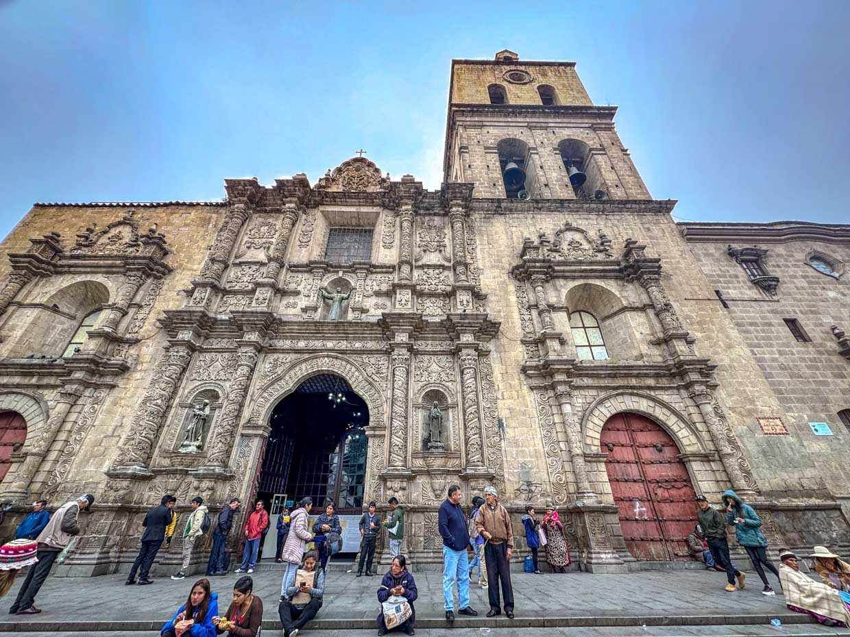San Francisco Church La Paz Bolivia - laugh travel eat