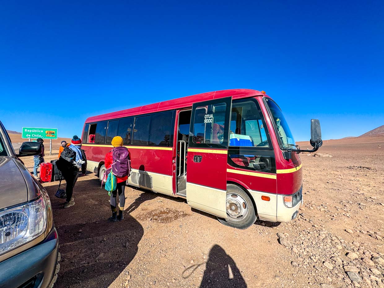 border crossing bolivia to chile day 3 of Uyuni tour Bolivia - laugh travel eat