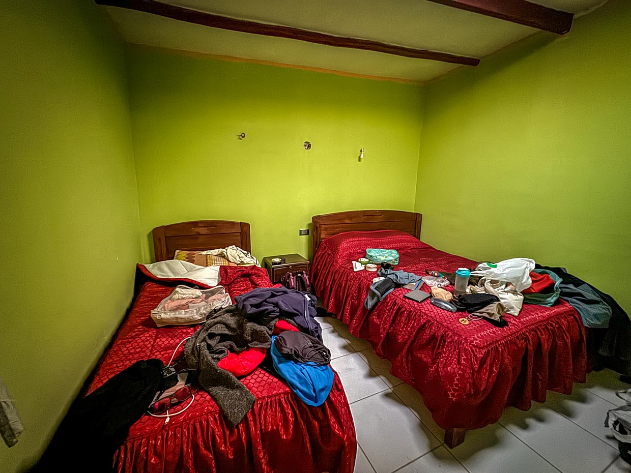 hotel day 2 of Uyuni tour Bolivia - laugh travel eat