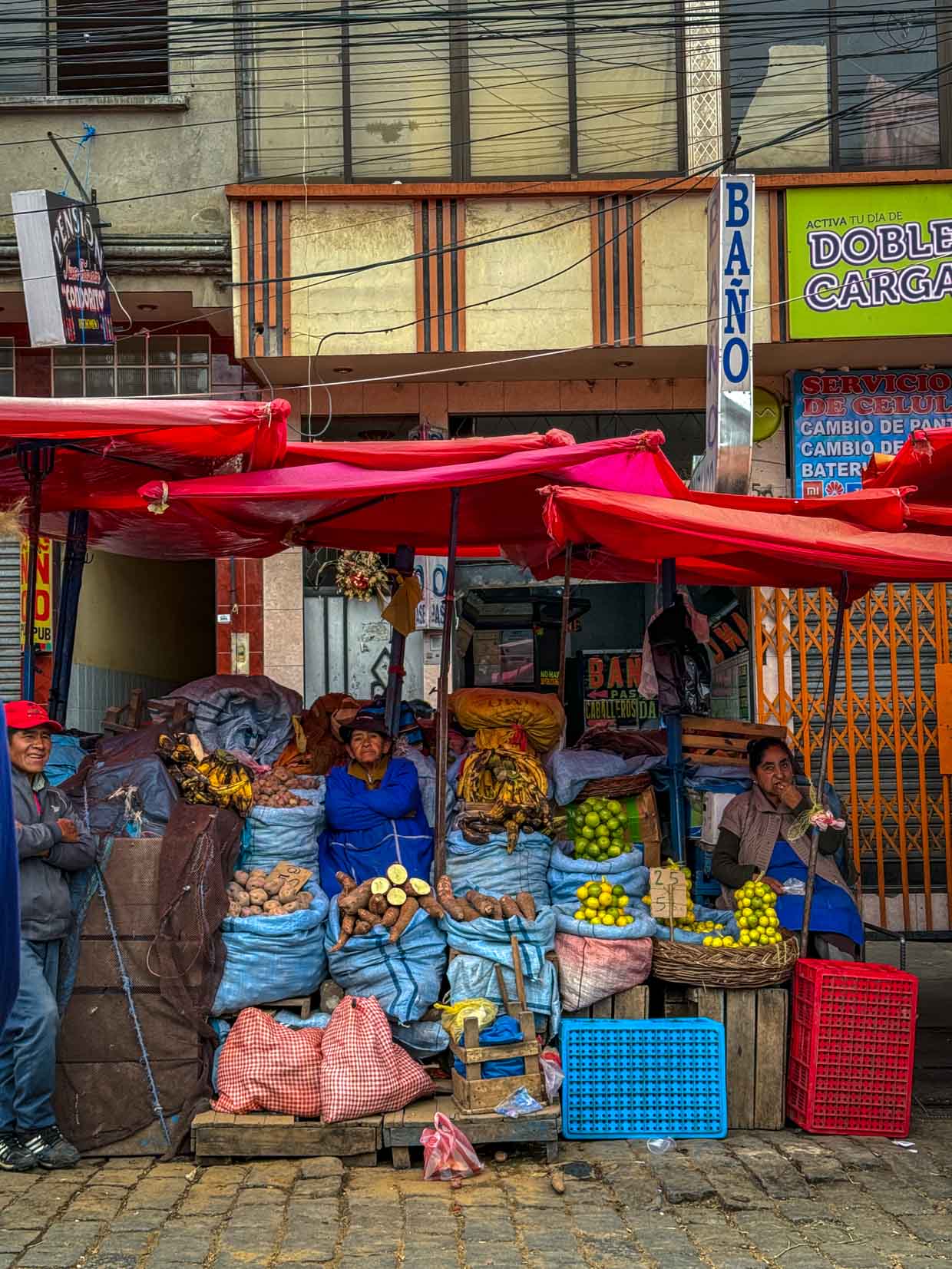 markets La Paz Bolivia - laugh travel eat