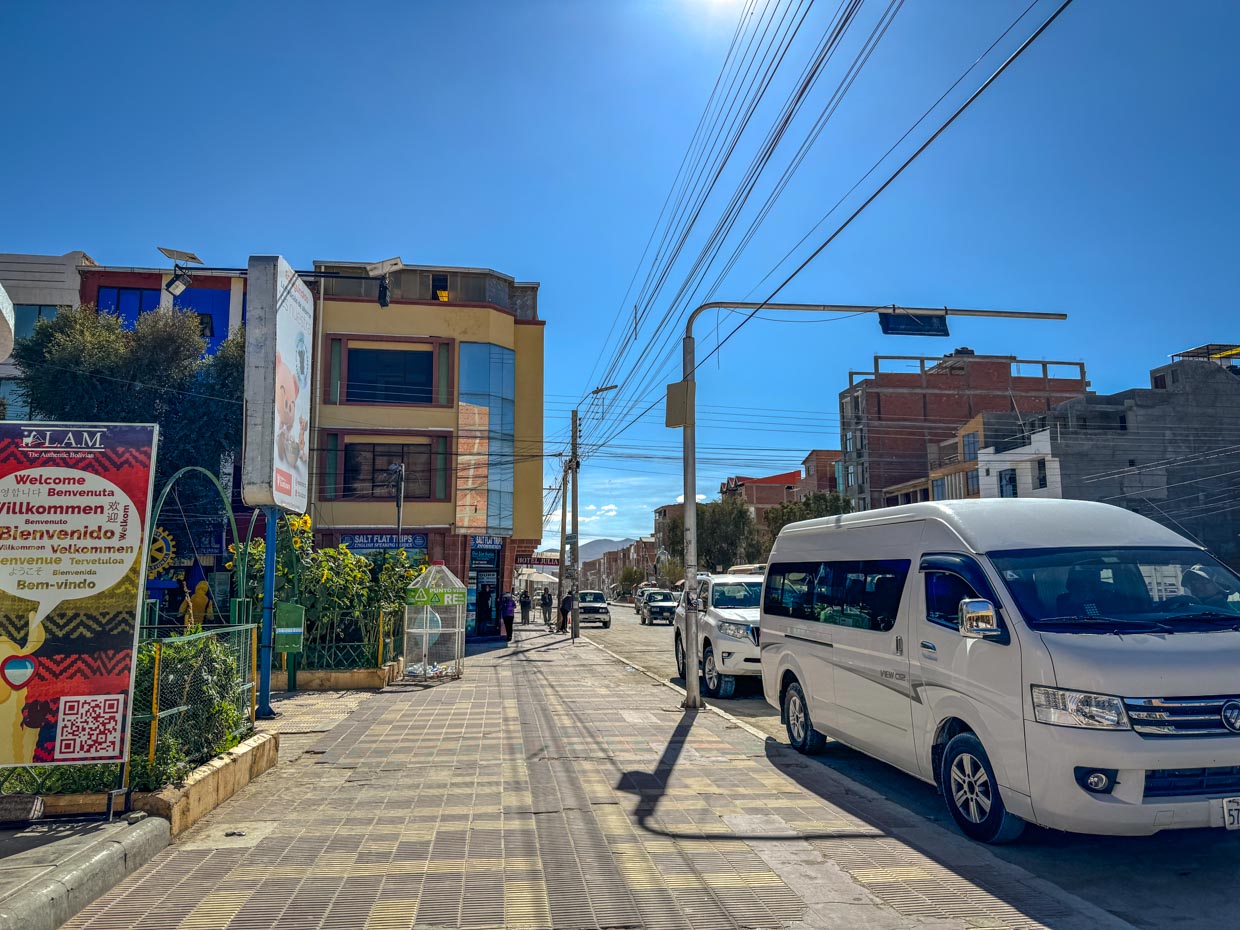 streets of Uyuni Bolivia - laugh travel eat