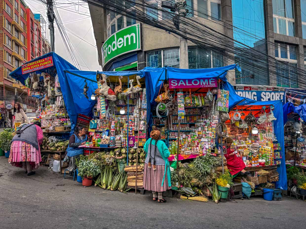 witches market La Paz Bolivia - laugh travel eat