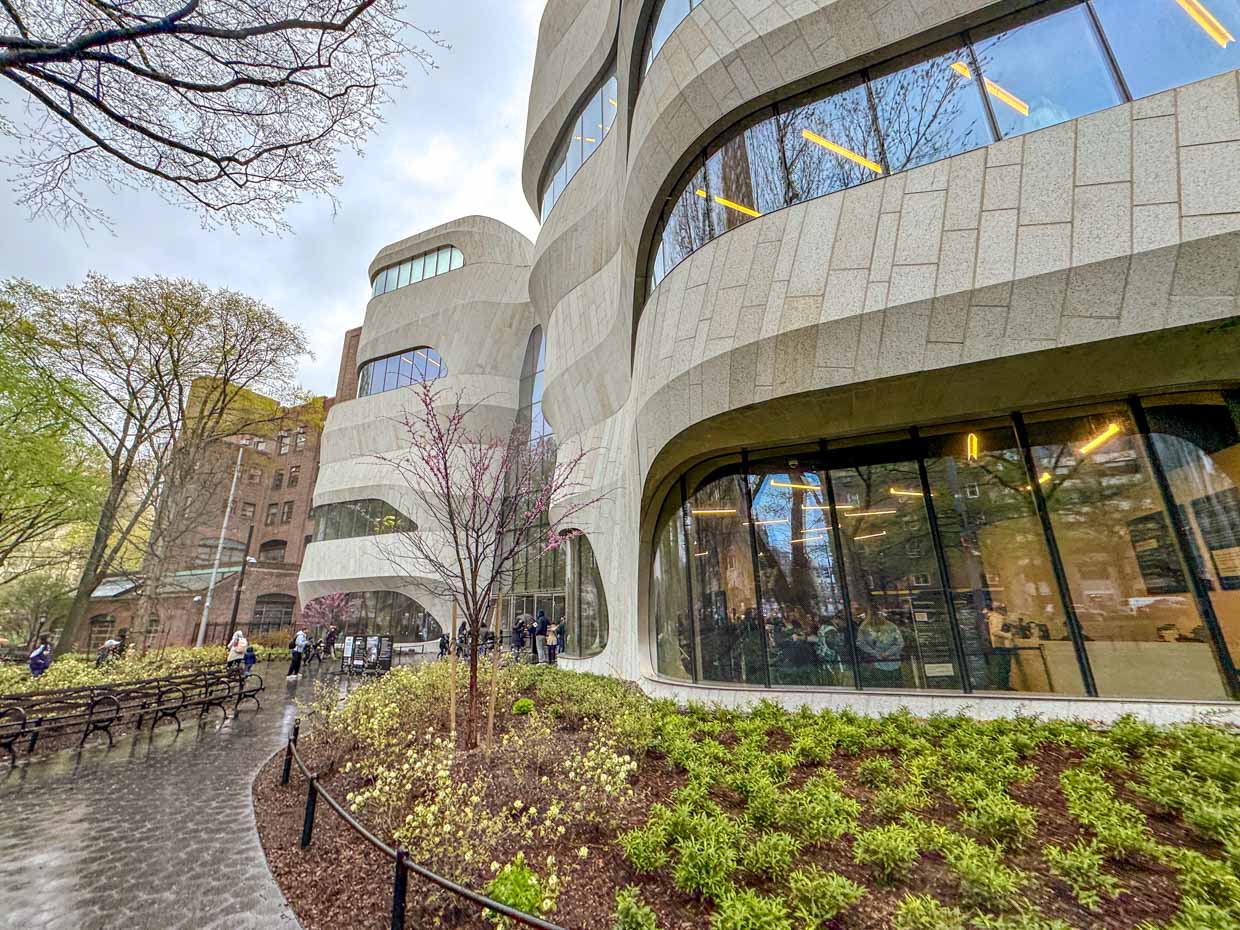 Gilder Center entrance Natural History Museum New York USA - laugh travel eat